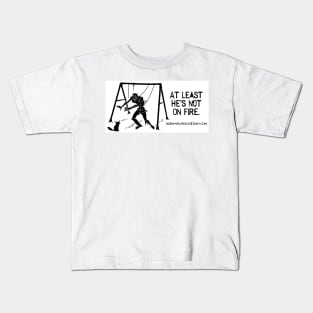 The Adrian's Undead Diary At Least He's Not on Fire logo Kids T-Shirt